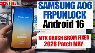 Samsung A06 FRP Bypass 2026 Android 16 | remove google account a06 | Samsung A06 FRP unlock 2026