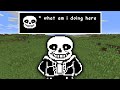 Playing Minecraft as Sans Undertale