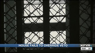House fails to override Armstrong veto over tax incentives