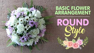 Round Style Basic Flower Arrangement for Beginners screenshot 2