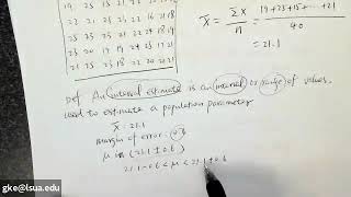 General Statistics Class 6-2:Confidence Interval(Sigma Known), Level of Confidence, Margin of Error