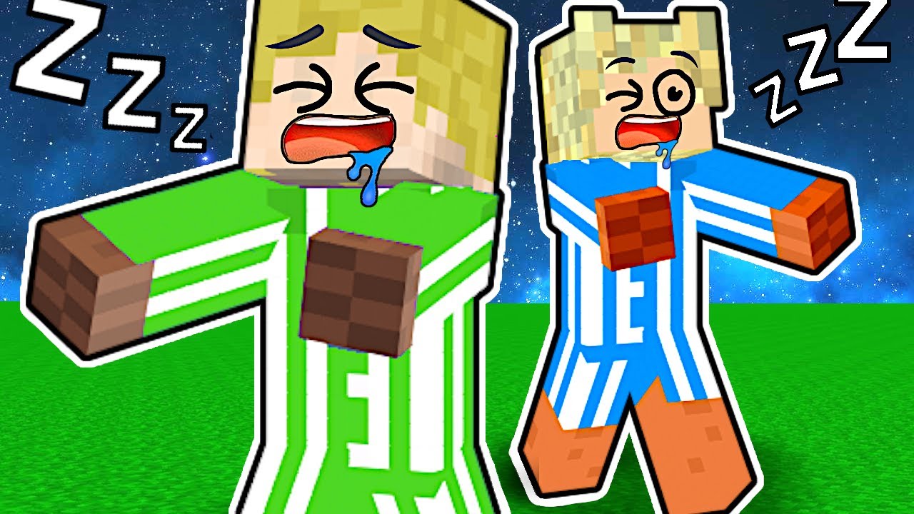 Vi Går i SØVNE i Minecraft!?