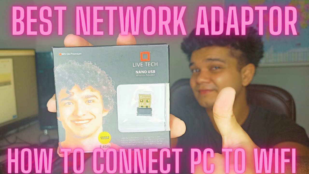 USB WiFi ADAPTER UNBOXING | LIVE TECH 2.4 GHz review How to connect WiFi to Computer without cable?