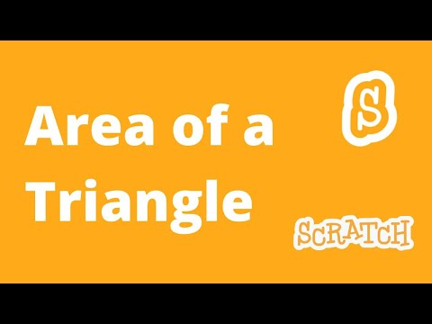 5# Area of triangle | Scratch Coding Practices & challenging Tasks