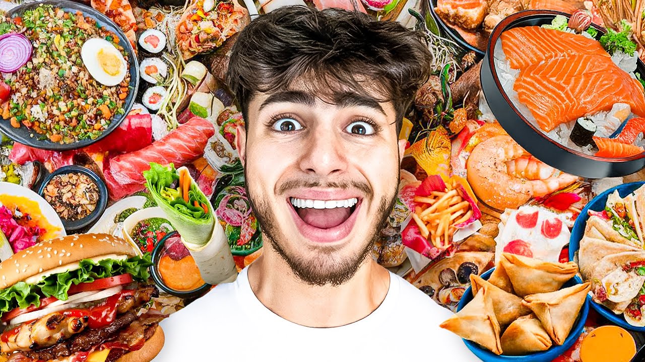 Eating VIRAL Foods From All Around The World!