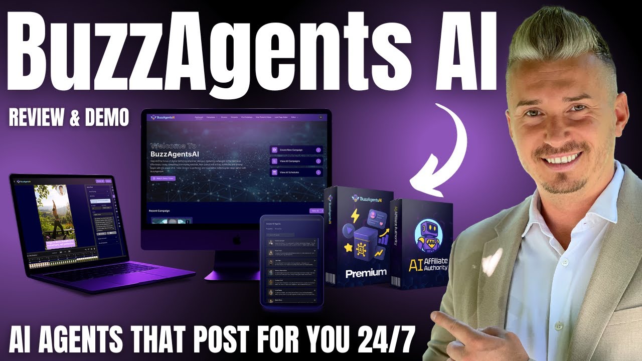 Buzz Agents AI Review | 24/7 AI Social Media Posting for Creators, Agencies & Affiliates 🚀