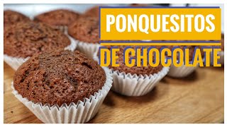 PONQUESITOS DE CHOCOLATE / 🧁 🍫 CUPCAKES DE CHOCOLATE / RECETA  FÁCIL