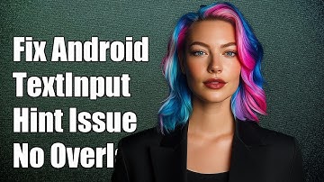 Fix Android TextInputLayout Hint Overlapping EditText Hint Issue