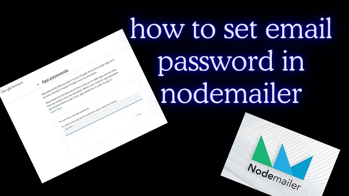 How to Set Email Password in Nodemailer with Gmail (2025 Guide) 🚀