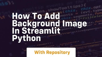 how to add background image in streamlit python