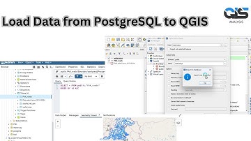 How to Load Data from PostgreSQL to QGIS & Connection between PostgreSQL and QGIS || GIS
