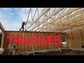 Roof Trusses, Setting Attic Trusses To Make Loft Space Roof Trusses, Setting Attic Trusses To Make Loft Space