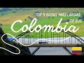 🚍 El TOP 5 RUTAS más LARGAS de BUS en COLOMBIA