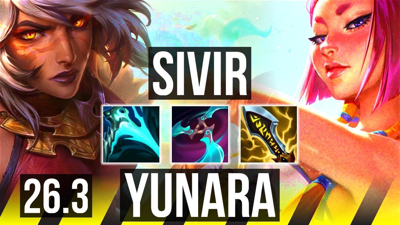 SIVIR & Braum vs YUNARA & Swain (ADC) | Good KDA: 17/1/7 | KR Master | 26.3