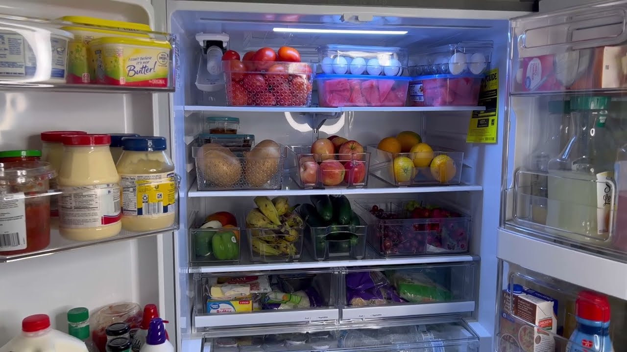 Clean whit me refrigerator organizing Rangement Frigo