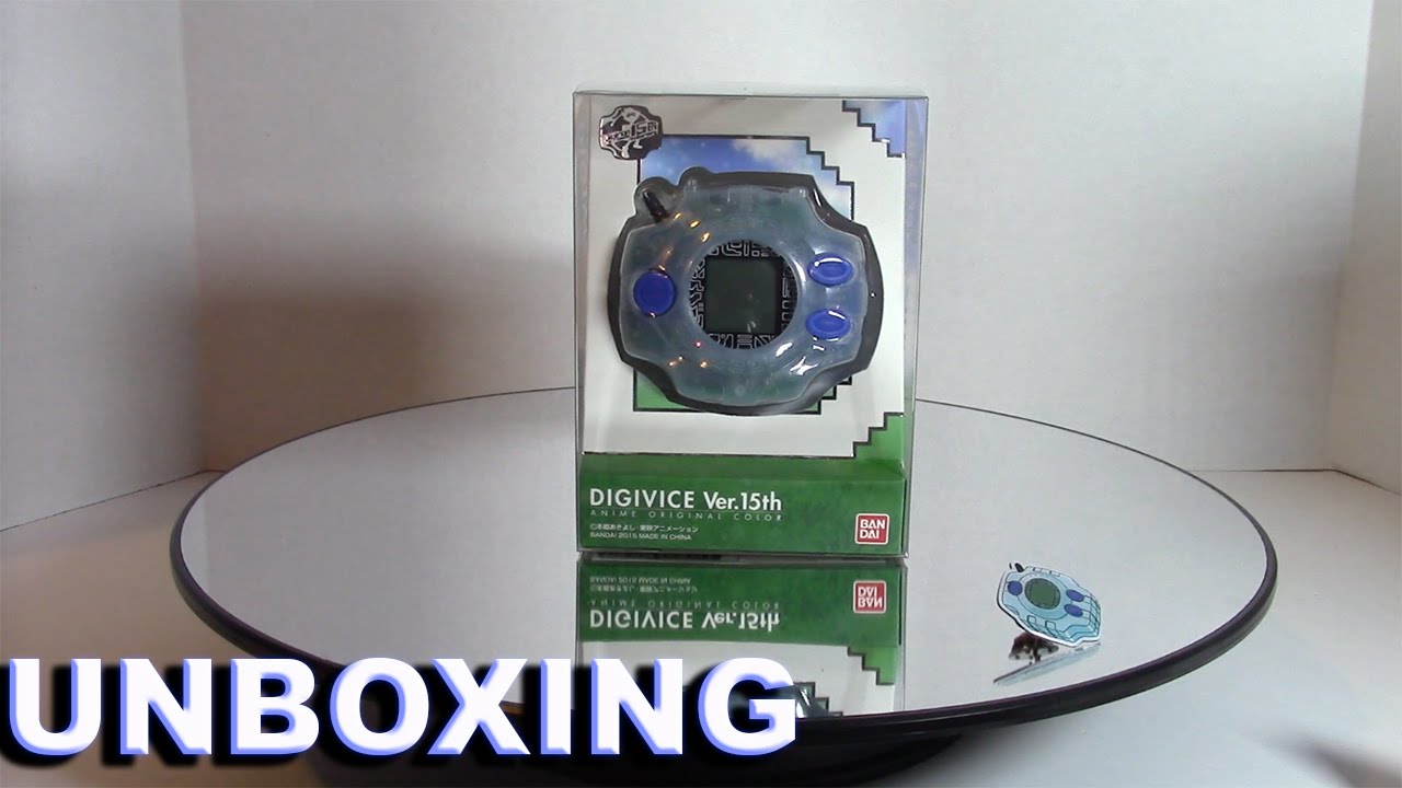 15th Anniversary Digivice original anime color Unboxing!!! - YouTube
