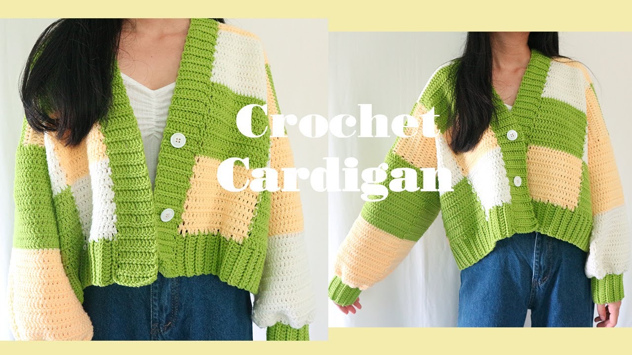 ????How to crochet the HARRY STYLE CARDIGAN/ PATCHWORK CARDIGAN????Vyvascrochet???? - YouTube