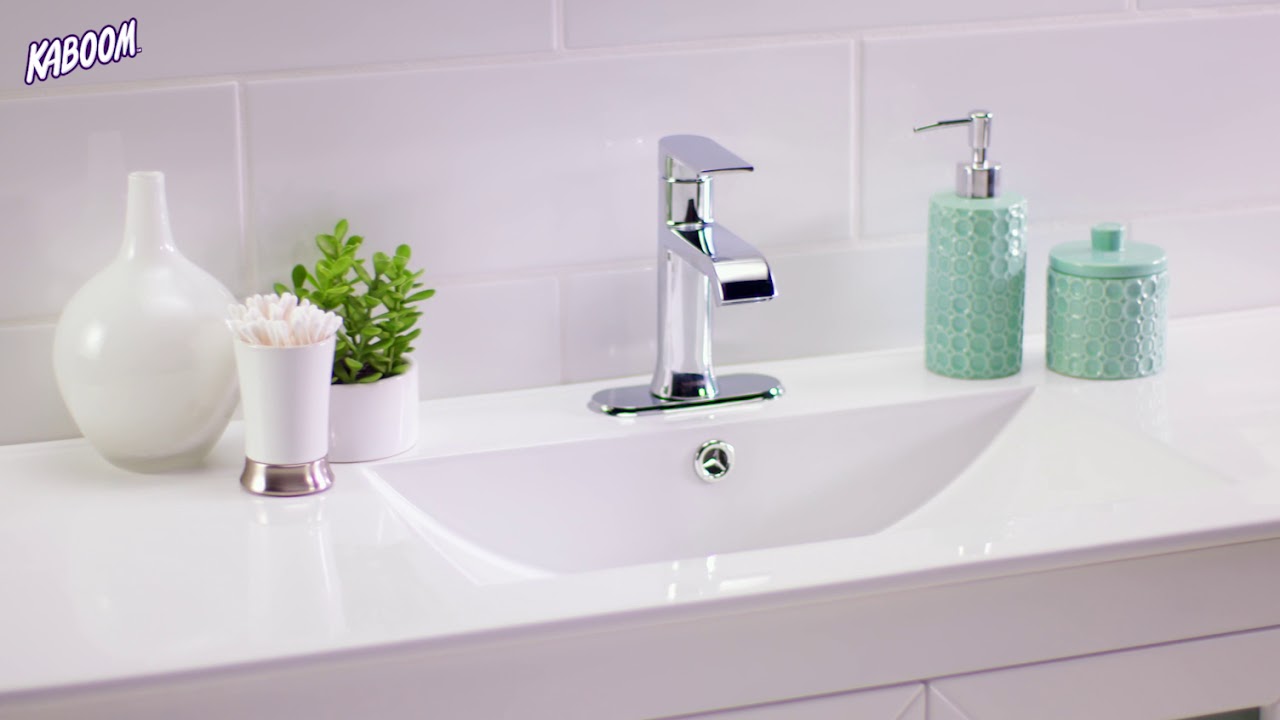 Kaboom Shower Tub & Tile Demo Hard Water Stains YouTube