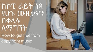 ከኮፒራይት ነጻ የሆኑ ሙዚቃ  ለማግኘት ለቸግረዋል እንግዲያውሰ ይህን ቪዲዮ ይመልከቱ | how to free  copyright music screenshot 3