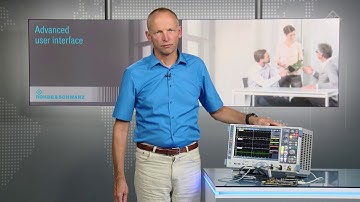 R&S RTO digital oscilloscope: Easily customizable waveform display with R&S SmartGrid technology