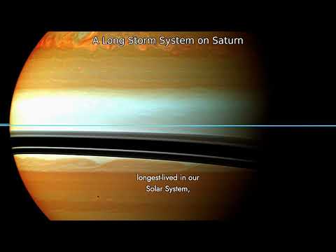 A Long Storm System on Saturn | NASA APOD 2025-10-05