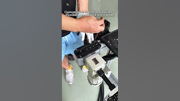 Optimize Your Workflow with Intelligent Conveyors #conveyor #machine #conveyorsystems #factory#cnc