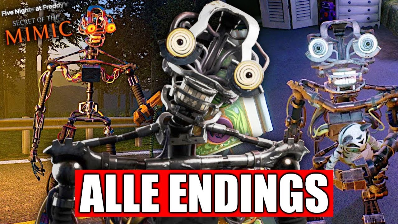 ALLE ENDINGS ERKLÄRT ! - FNAF: Secret of the Mimic