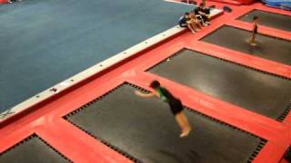 Braden Page  age 11  2011 TRAMPOLINE ROUTINE gymnastics   Austin, TX