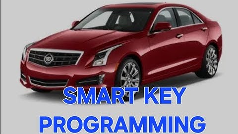 Cadillac ATS 2013 Smart Key Programming Autel #Cadillac #gm #key ##automobile #auto #car #locksmith 