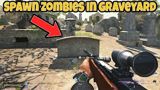 Warzone - You Can Spawn Zombies In Graveyard !!