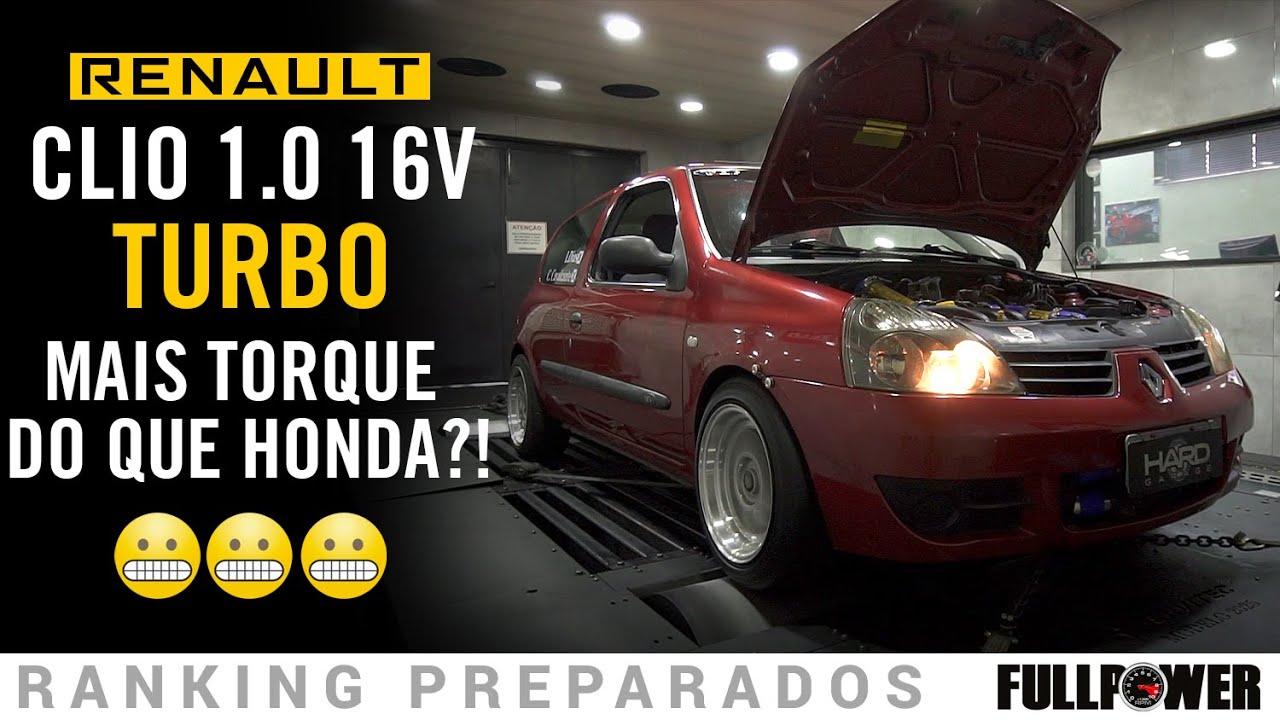 Renault Clio 1.0 16V turbão: montado no RJ, tem intercooler de Marea e ...
