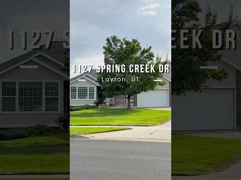1127 Spring Creek Dr, Layton, UT home video tour