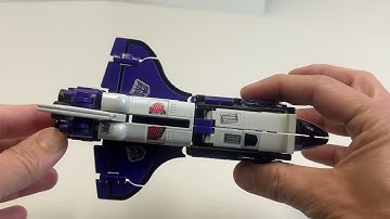 Transformer G1 Decepticon Astrotrain Triple changer review as transformation into all 3 modes!