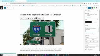Publishing a Post on WordPress