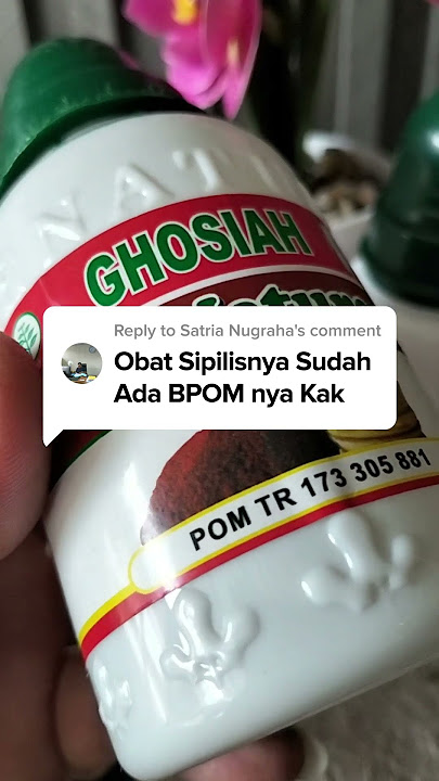 Obat Sipilisnya Sudah Ada BPOM Nya Kak #bpom #sifilis #obatsipilis #health #youtubeshorts