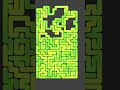 Colorful Mazes 013 - Leaf Green #maze #puzzles #activity #chill #blendergameengine #art #games
