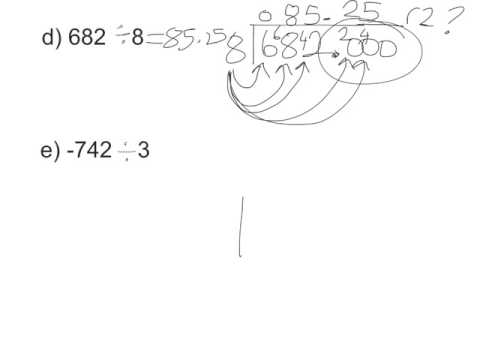dividing using trailing zeros