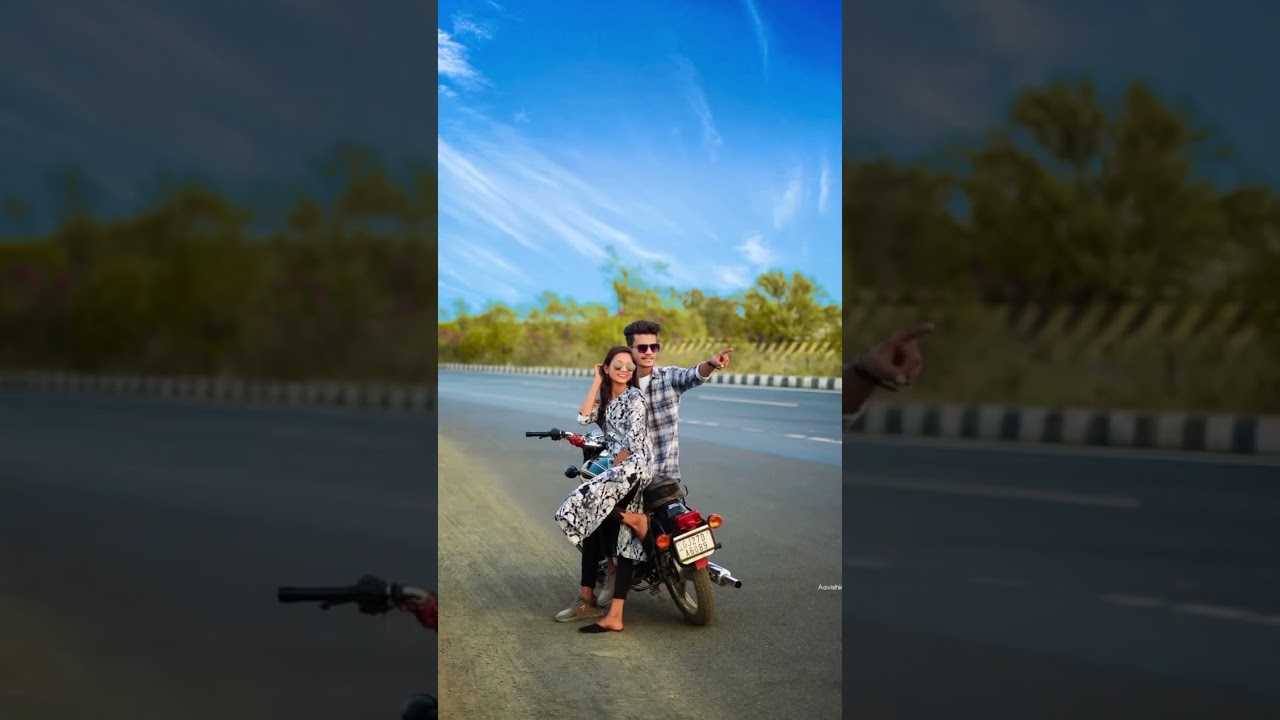 bike pose for couples 🏍❤️ 