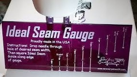 The Ideal Seam Gauge in Action