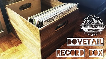 How to make a Dovetail Record Box using Black Walnut and Maple