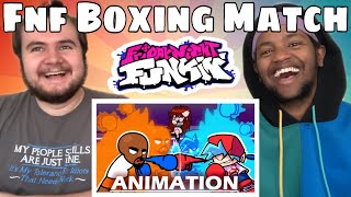 Matt vs Boyfriend Boxing Fight Part 1 (Friday Night Funkin Animation) REACTION