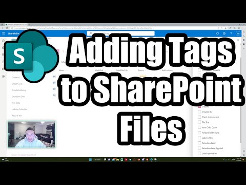 How to Add Tags to Files in SharePoint Document Libraries | Microsoft SharePoint | 2022 Tutorial