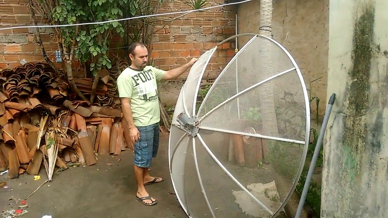 Como reformar uma antena parabólica YouTube Como reformar uma antena parabólica YouTube