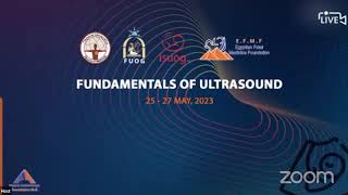 ISUOG BT training Course 25 - 26 May  - Fayoum , University Hospital - Day 1