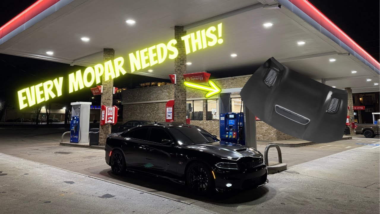 Installing a Hellcat Redeye Hood On My Charger! - YouTube