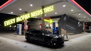 Installing a Hellcat Redeye Hood On My Charger! Hellcat Redeye Hood Swap Rt Challenger