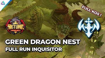 Green Dragon Nest Full Run Inquisitor POV! Dragon Nest Return (PC 2023) - GameCiel