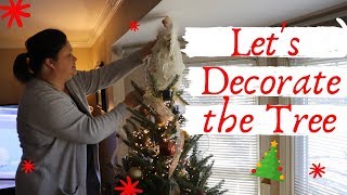 DECORATING THE TREE / CHRISTMAS DECORATE WITH ME / CHRISTMAS 2019