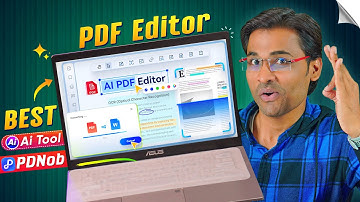 Best Free PDF Editor 2025📝 | How to Edit PDF File | Tenorshare PDNob with AI Tools, OCR, Editing
