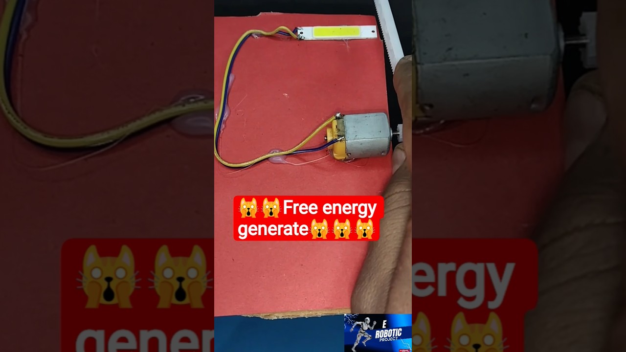 Free energy generated (school mini project)